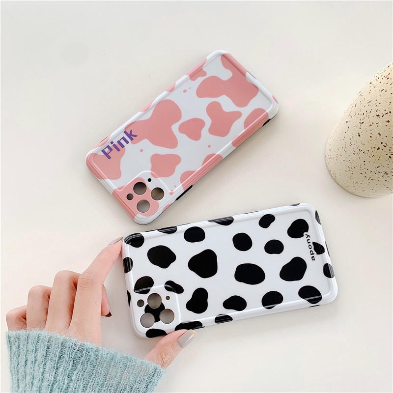 Ốp điện thoại mềm in họa tiết da bò cho iPhone 12 11 Pro MAX i7 i8 plus XR XS MAX SE 2020 | BigBuy360 - bigbuy360.vn