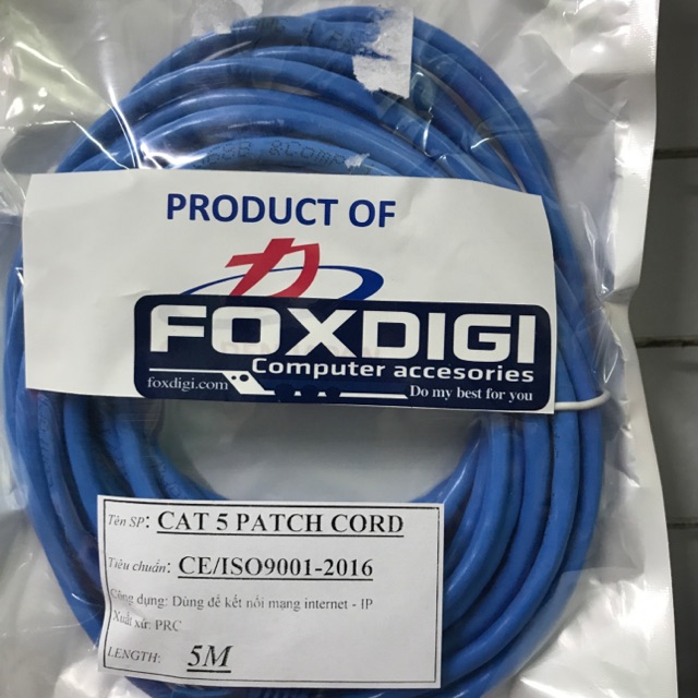 [Freeship toàn quốc từ 50k] Dây internet hãng FOXDIGI