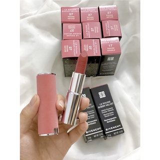 Son givenchy le rouge sheer velvet màu n17,n27,n37