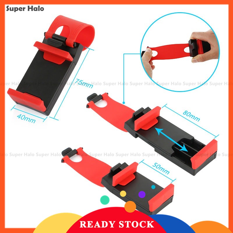 Giá đỡ điện thoại gắn vô lăng xe hơi | BigBuy360 - bigbuy360.vn