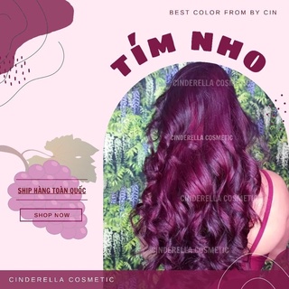 Thuốc nhuộm màu Tím nho (kèn oxi, gang tay)