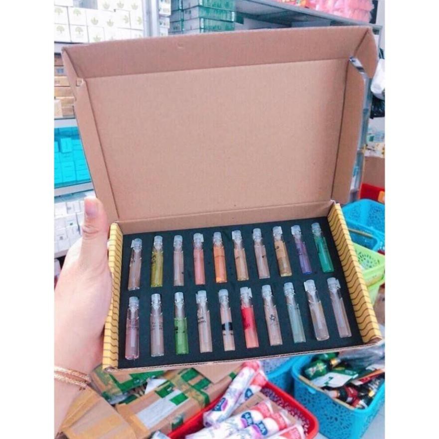 Bộ test nước hoa 20 mùi xịn hộp gỗ vàng | BigBuy360 - bigbuy360.vn