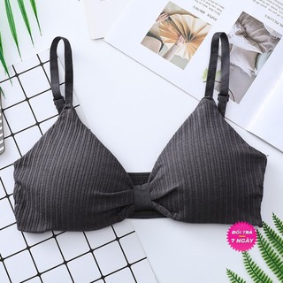 Hàng Áo ngực chất thun cotton gân tăm s1bra09 Áo bra hàng loại 1 siêu thoải mái mỏng nhẹ mặc như không mặc loại 1