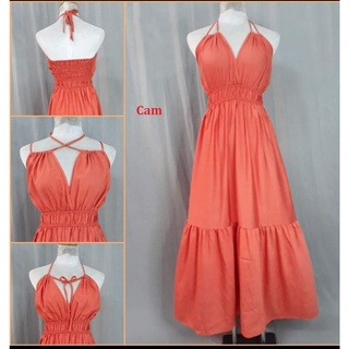 Đầm yếm ráp tầng đi biển cực xinh