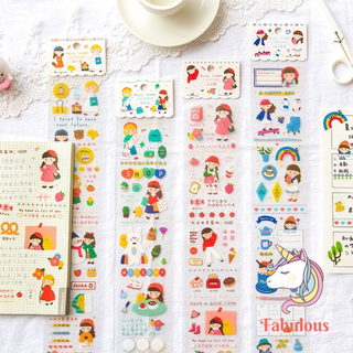 Sticker trang trí sổ cute