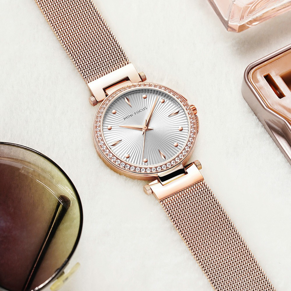 Đồng hồ nữ MINI FOCUS chính hãng MF0194L.04 dây đeo hợp kim cao cấp