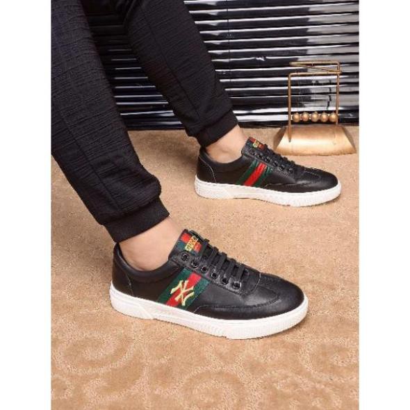 🍀 | Bán Chạy | 👟 👟 👟 👟 Giày Gucci da đen lịch lãm chuẩn 1:1 Tặng Vớ 60k SẴN . 2020 2020 ,,, Săn Sales . " : : : 🍀