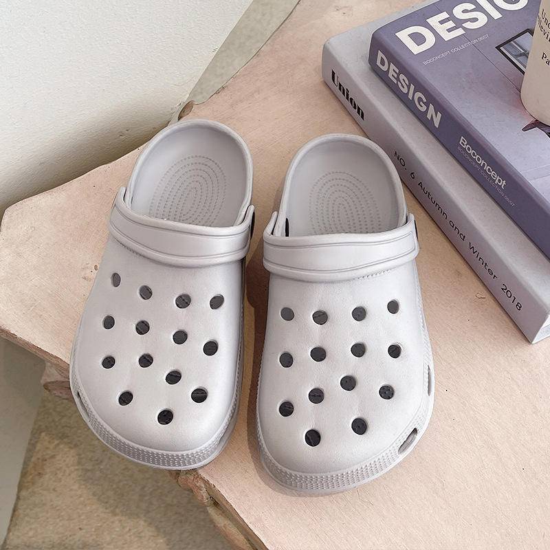 crocs sticker Dép Sandal Nữ Đế Bệt Mẫu Mới 2022shoes sticker Accessories Stickers Sandals Shoe Decoration