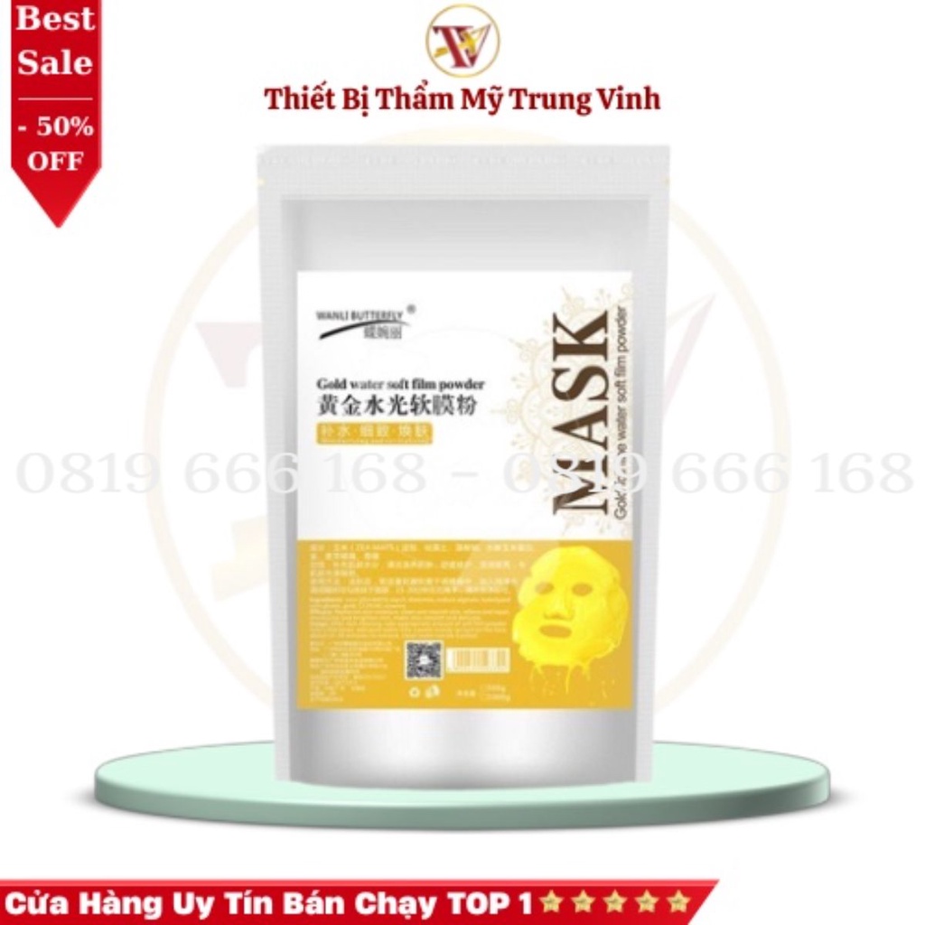 Mặt Nạ Vàng 24K, Bột Đắp Mặt Nạ Vàng 24K Cao Cấp Loại 1