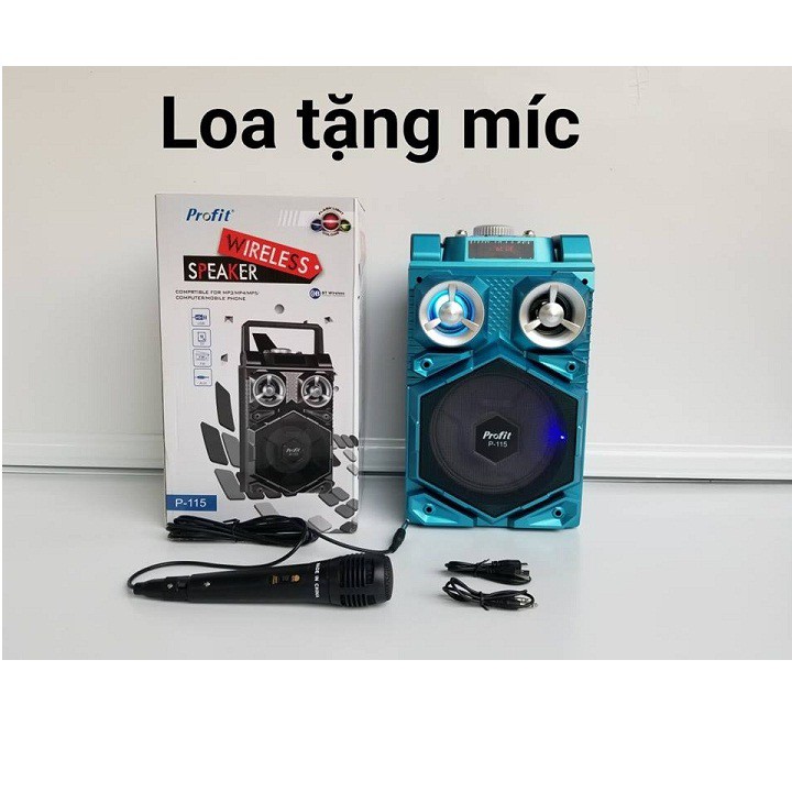 LOA BLUETOOTH P-115 KHÔNG KÈM MICRO