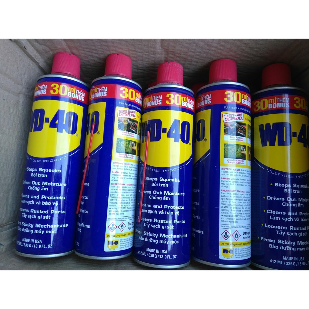 Bình xịt tẩy gỉ WD-40 loại 1 tốt nhất