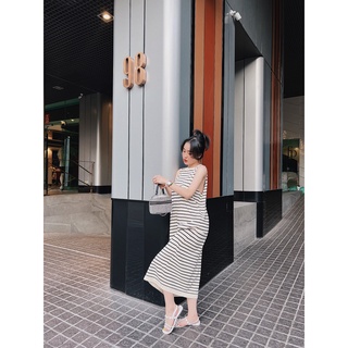 Đầm suông sọc nhỏ TL