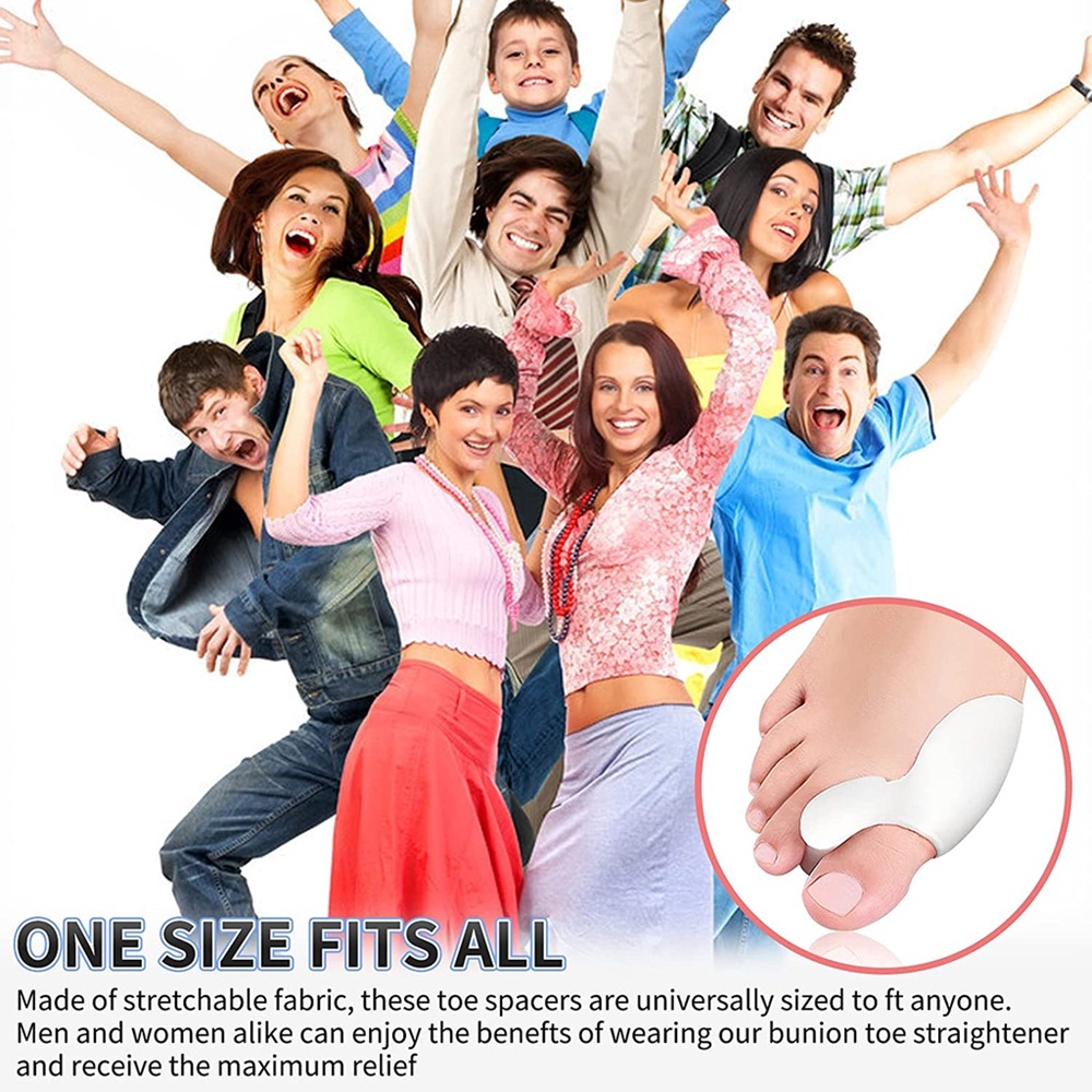 Cặp đế lót giày bằng silicone giúp chỉnh hình ngón chân cái