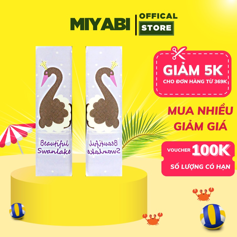 Túi đựng bút siêu xinh hình hộp chữ nhật (mẫu thiên nga)