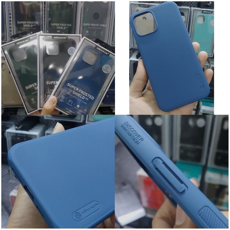 Ốp Lưng Nhám Chống Vân Tay Nillkin Frosted Shield Cho IP 12,13 pro max