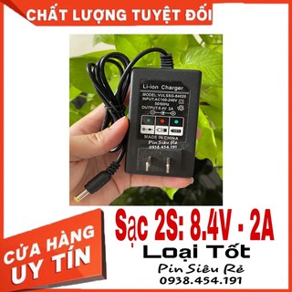 Sạc 2S: Loại Tốt 8.4V - 2A Có đèn báo đầy khi Sạc