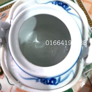 Ấm trà sứ Bát Tràng | Ấm tích trà màu xanh, tích xanh 0.75lit 1l, 1.5lit 2lit 3l, 5l