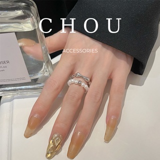 Nhẫn Ngọc Phối Bi | CHOU ACCESSORIES |