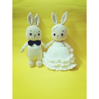 Thỏ cô dâu chú rể cute