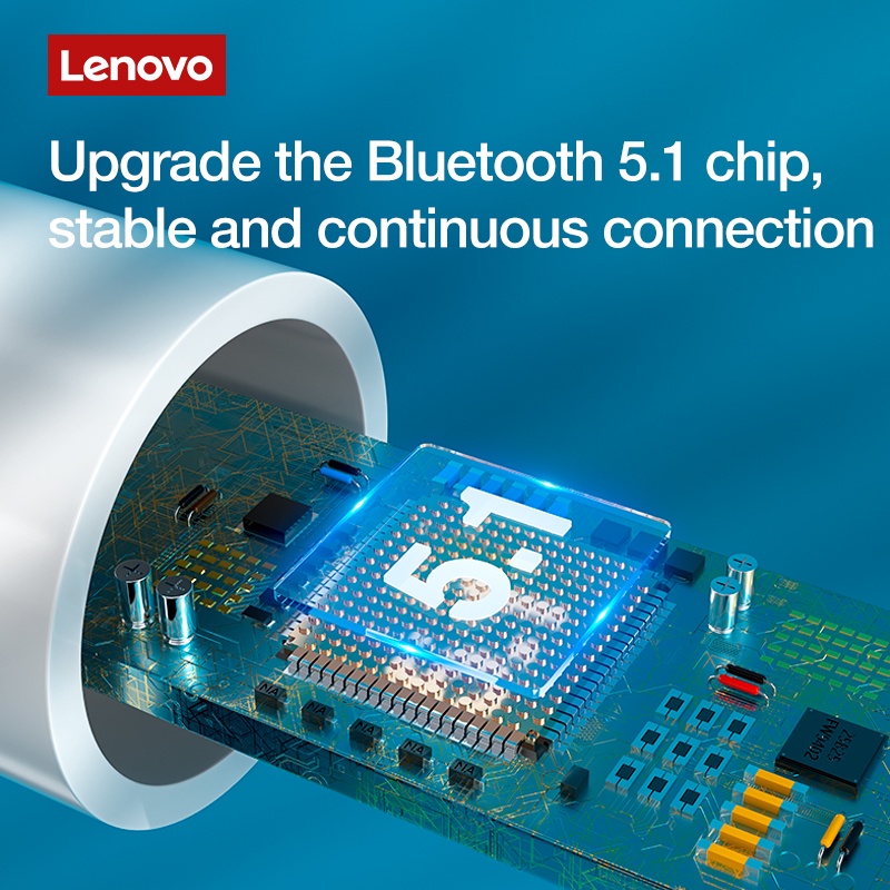 Tai Nghe Bluetooth Lenovo LP40 Pro Bluetooth 5.1 có chất lượng âm thanh tốt và tích hợp micro