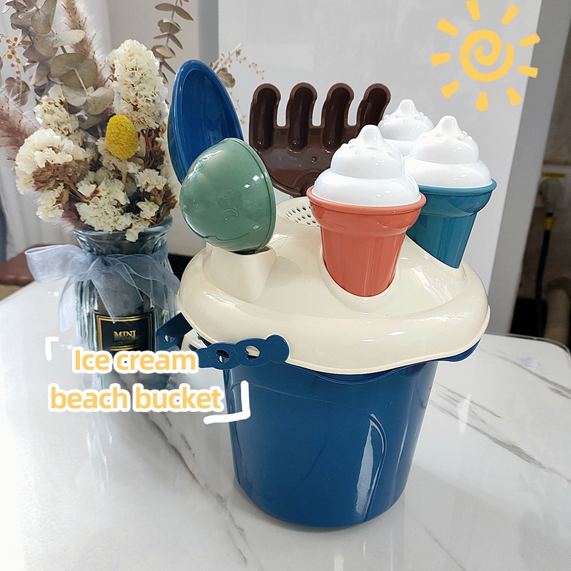 Bộ đồ chơi xúc cát bãi biển Zhan Qi Toys thú vị cho trẻ em