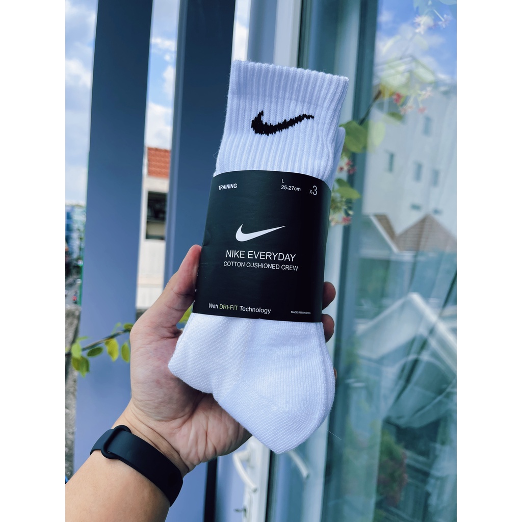 Tất Vớ Thể Thao Nike Drifit Cao Cấp Cổ Cao Thể Thao Bóng Rổ Bóng Đá Cầu Lông Bóng Chuyềnn