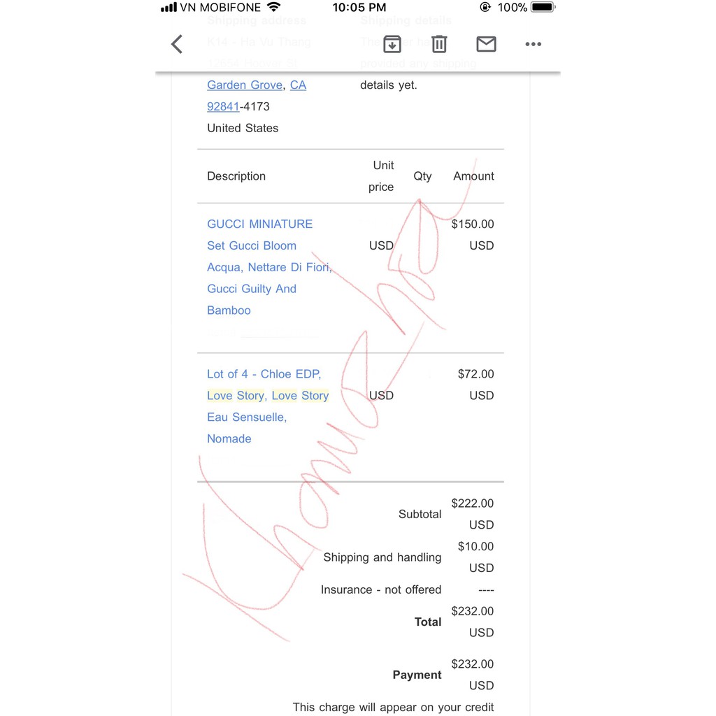 💥 Nước hoa nữ Chloe LOVE STORY EDP