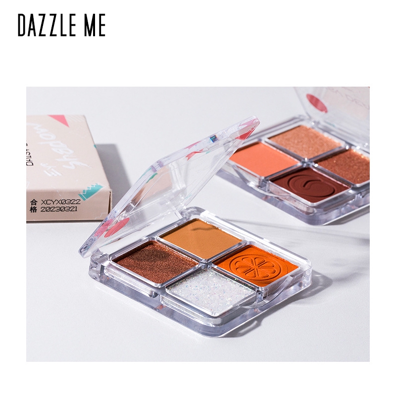 Bảng phấn mắt Dazzle Me 4.8g bốn màu lâu trôi chống thấm nước