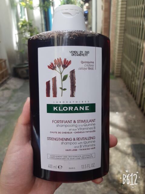 Dầu gội chống rụng tóc Klorane 400 ml Pháp