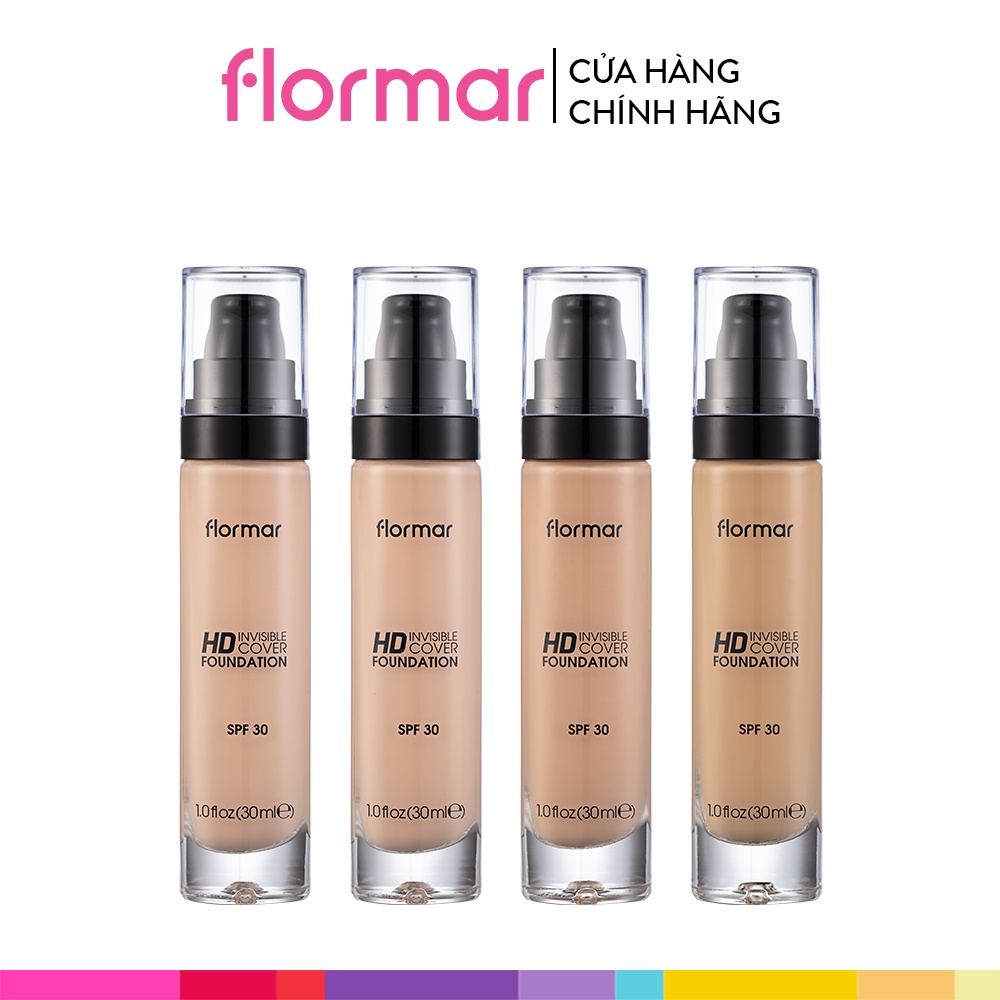 Kem nền Flormar HD Invisible Cover Foundation SPF 30 chống mốc