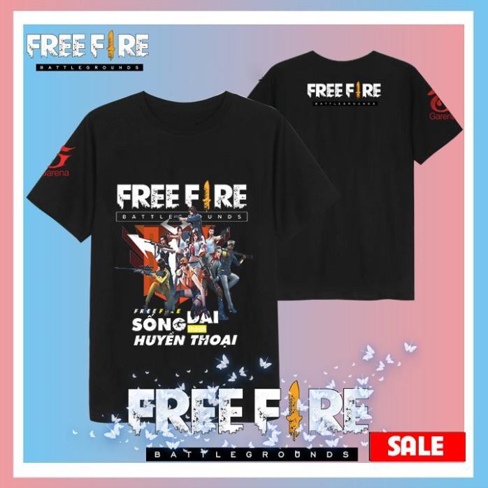 NEW- 🔥FLASH SALE🔥 Mẫu áo phông Free Fire garena cực HOT đẹp giá rẻ 2020 - hàng chất