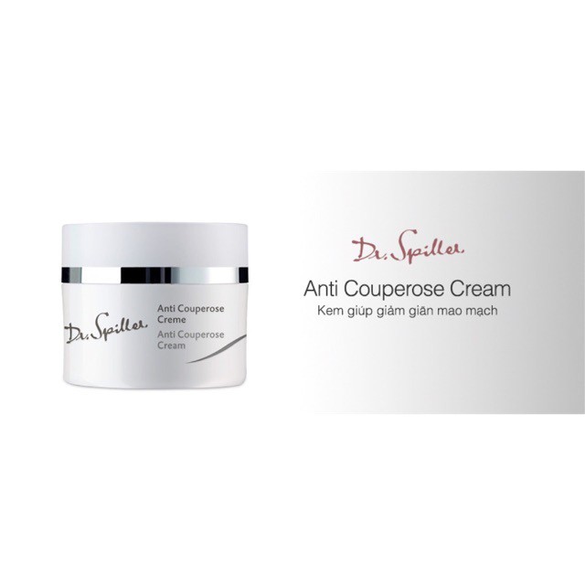 Kem giúp  Giảm Giãn Mao Mạch Dr. Spiller Anti Couperose Cream