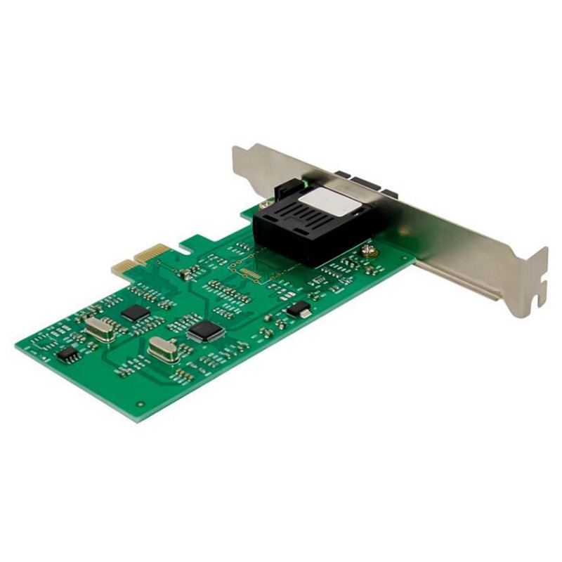 Card Mạng Pci-E 100m Cho Pci Express X1 2.5g Sfp Sc Card Rtl8105E Support Nds5 Ndsi6