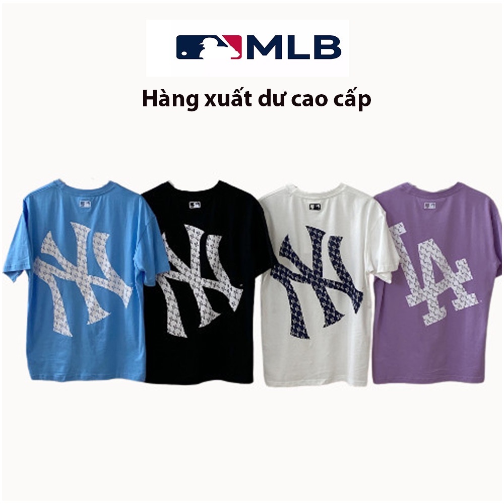 Áo phông MLB LA in cao cấp co dãn thoáng mát ,full tag các màu nam nữ