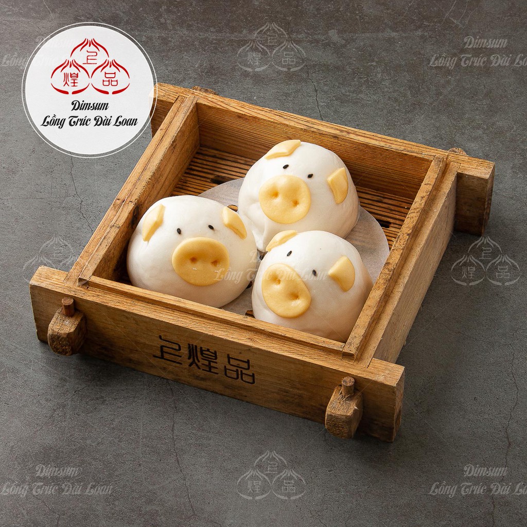 Bánh Bao Trứng Bơ Sữa - Dimsum Lồng Trúc Đài Loan