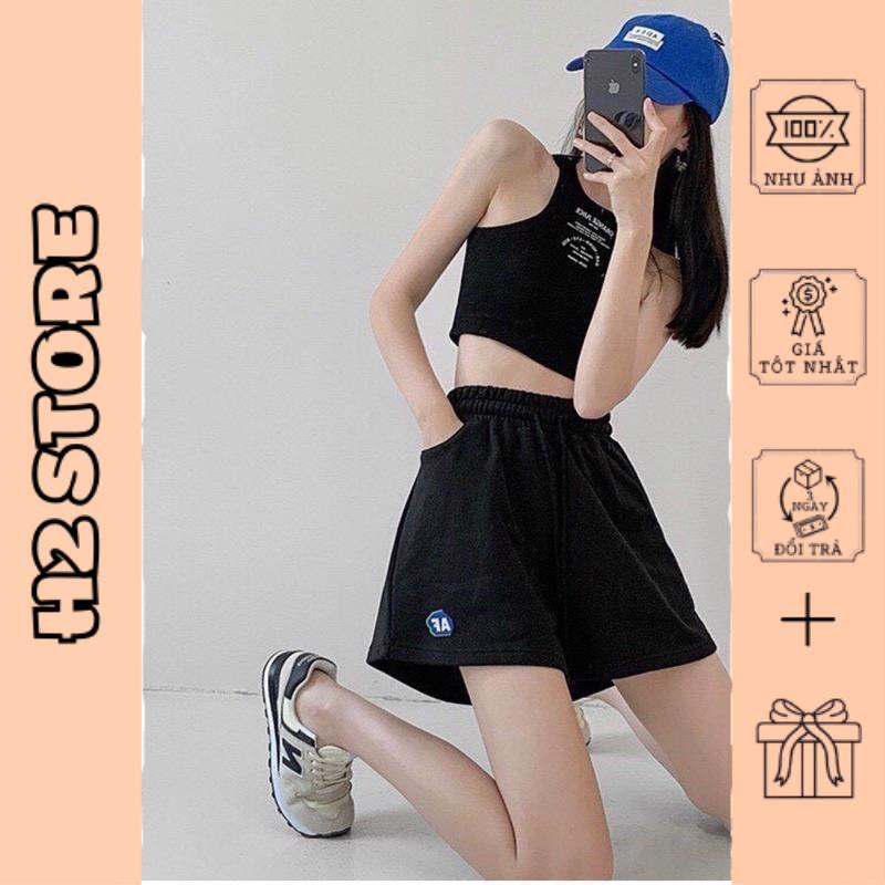 Quần sooc đùi nữ Af thun chun 3 màu đủ size S M L Huyen híp