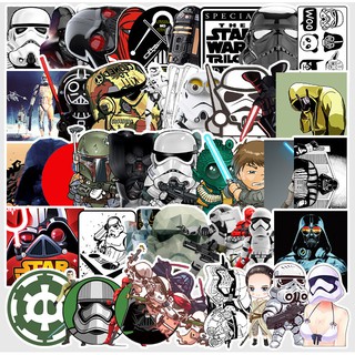 [Set 50 Cái] Sticker phong cách Star Wars đẹp dán trang trí laptop, mũ nón bảo hiểm, vali, xe tay ga, ván trượt - DB.057