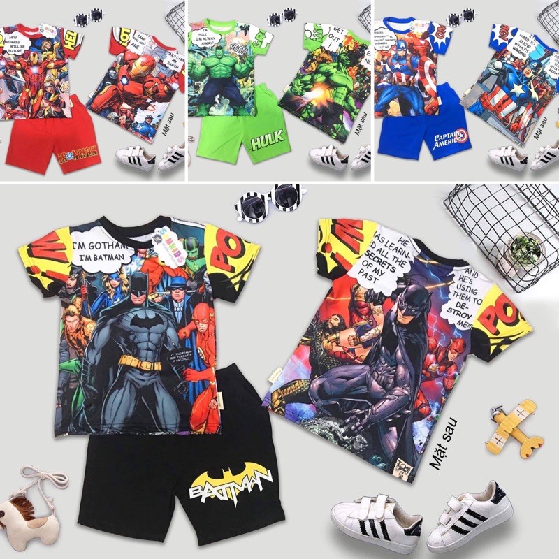 [25-38kg] [SALE] Bộ siêu nhân siêu anh hùng Samkids cho bé
