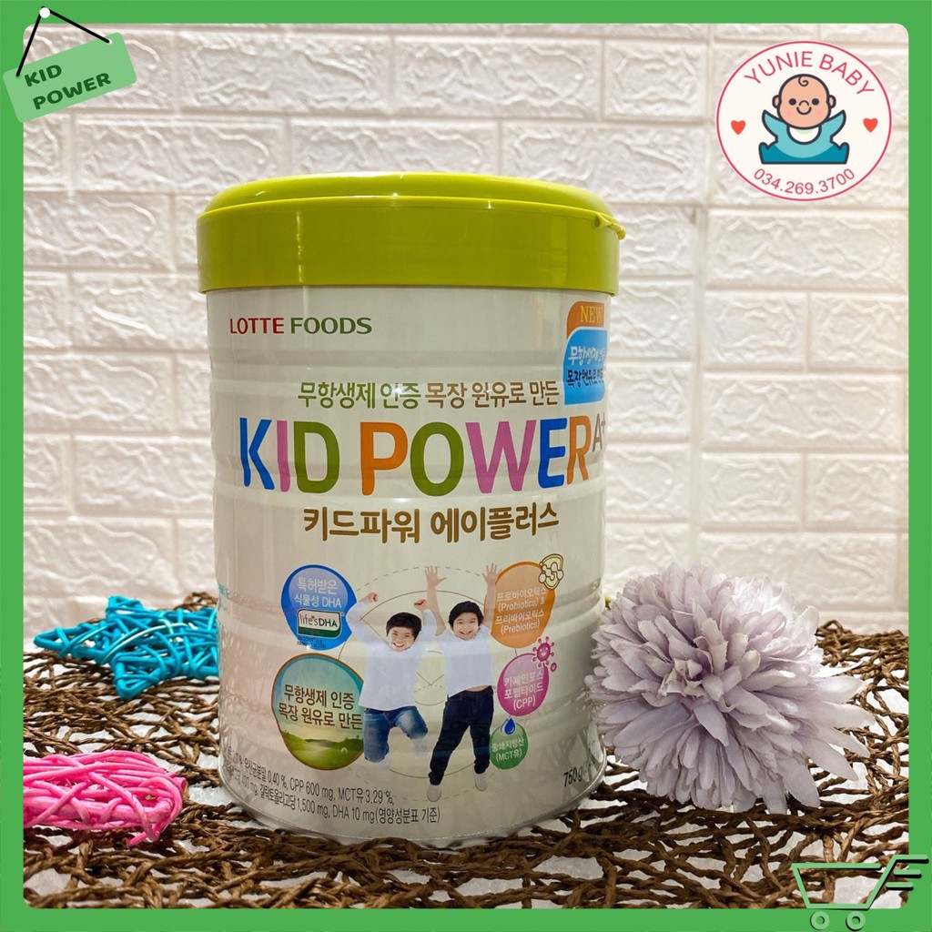 [DATE T4/2022] Sữa Kid Power A+ Hàn Quốc 750g