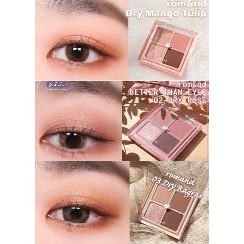 Màu mắt 4 ô Romand Better Than Eyes