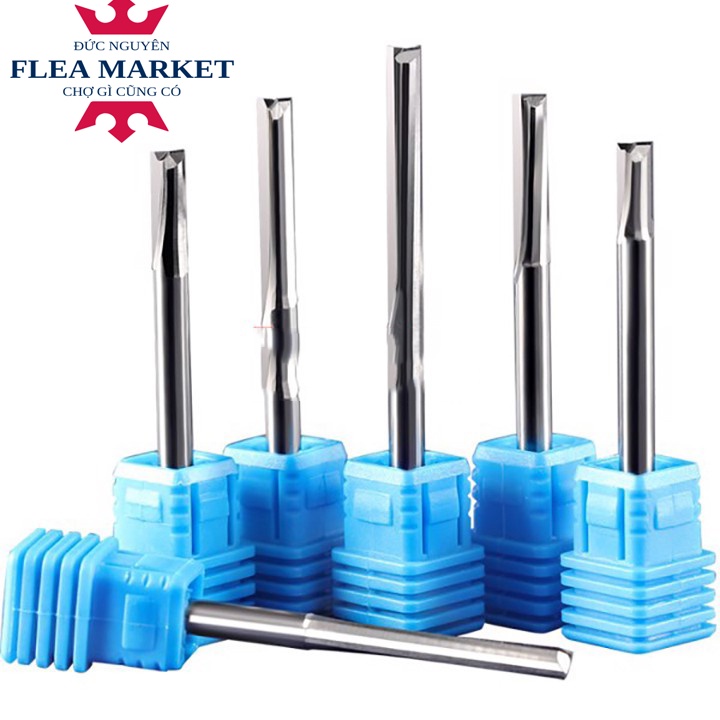 Mũi phay thẳng 2 me xanh - 1 (cái) cao cấp