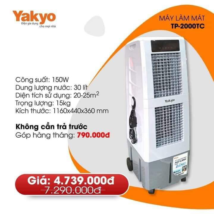 QUẠT LÀM MÁT YAKYO TP2000TC