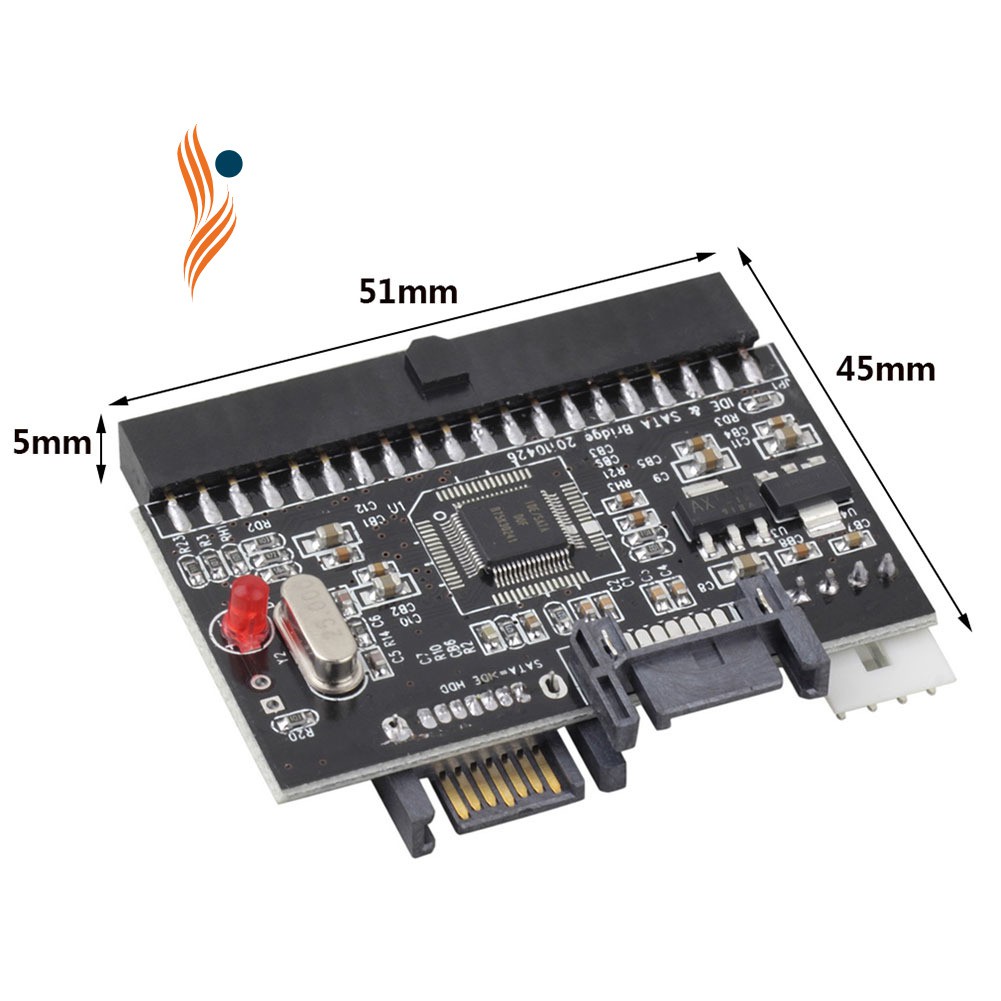 Bộ chuyển đổi 2 trong 1 IDE sang SATA/ SATA và IDE hỗ trợ Serial ATA