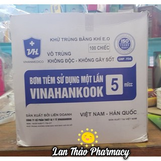 [HỘP 100 CÁI] BƠM TIÊM 1CC, 3CC, 5CC, 10CC GIÁ SỈ