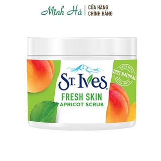 Tẩy tế bào chết toàn thân St.Ives Fresh Skin Apricot Scrub 283g chiết xuất từ quả mơ