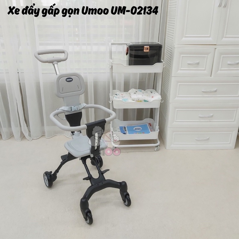 Xe đẩy gấp gọn Umoo UM-02134, thiết kế nhỏ gọn, màu sắc tươi sáng,an toàn,tiện lợi