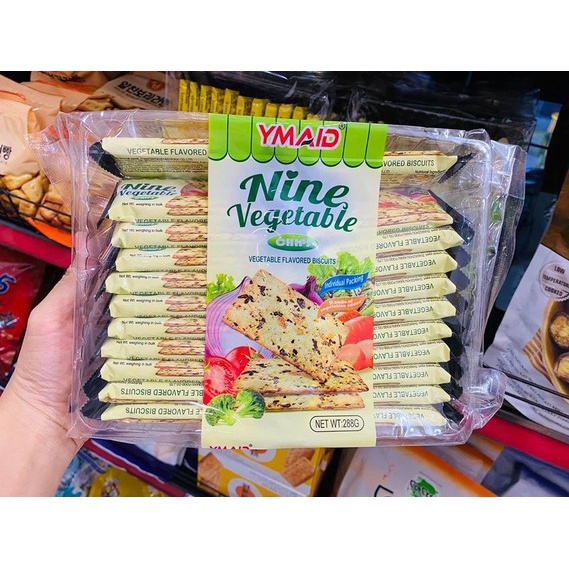 Bánh Quy Rau Củ & Phô Mai Nine Vegetable