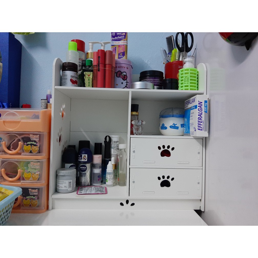 Kệ để mỹ phẩm, kệ đựng mỹ phẩm chân chó LOẠI LỚN