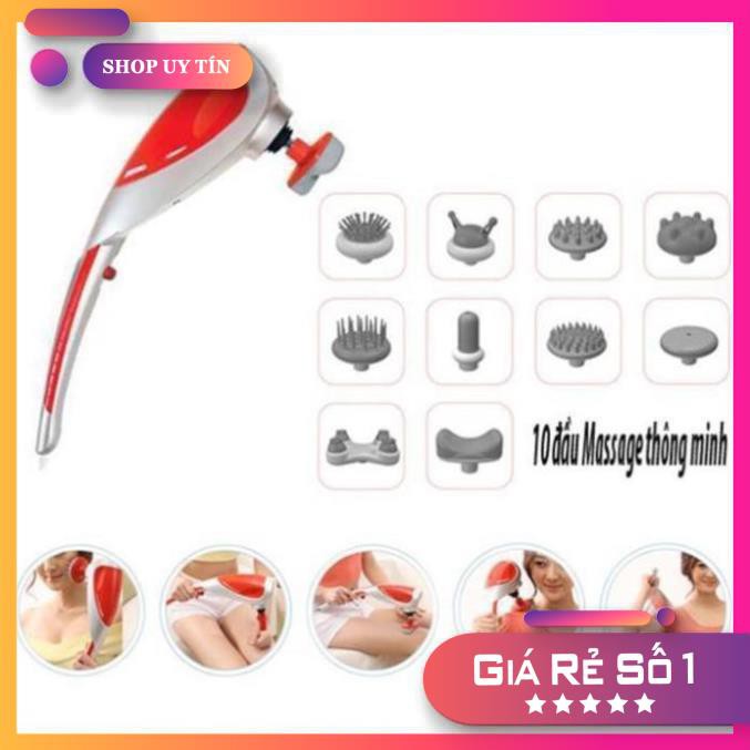 [Hàng Cao Cấp] Máy massage cầm tay 10 đầu King Massager cao cấp