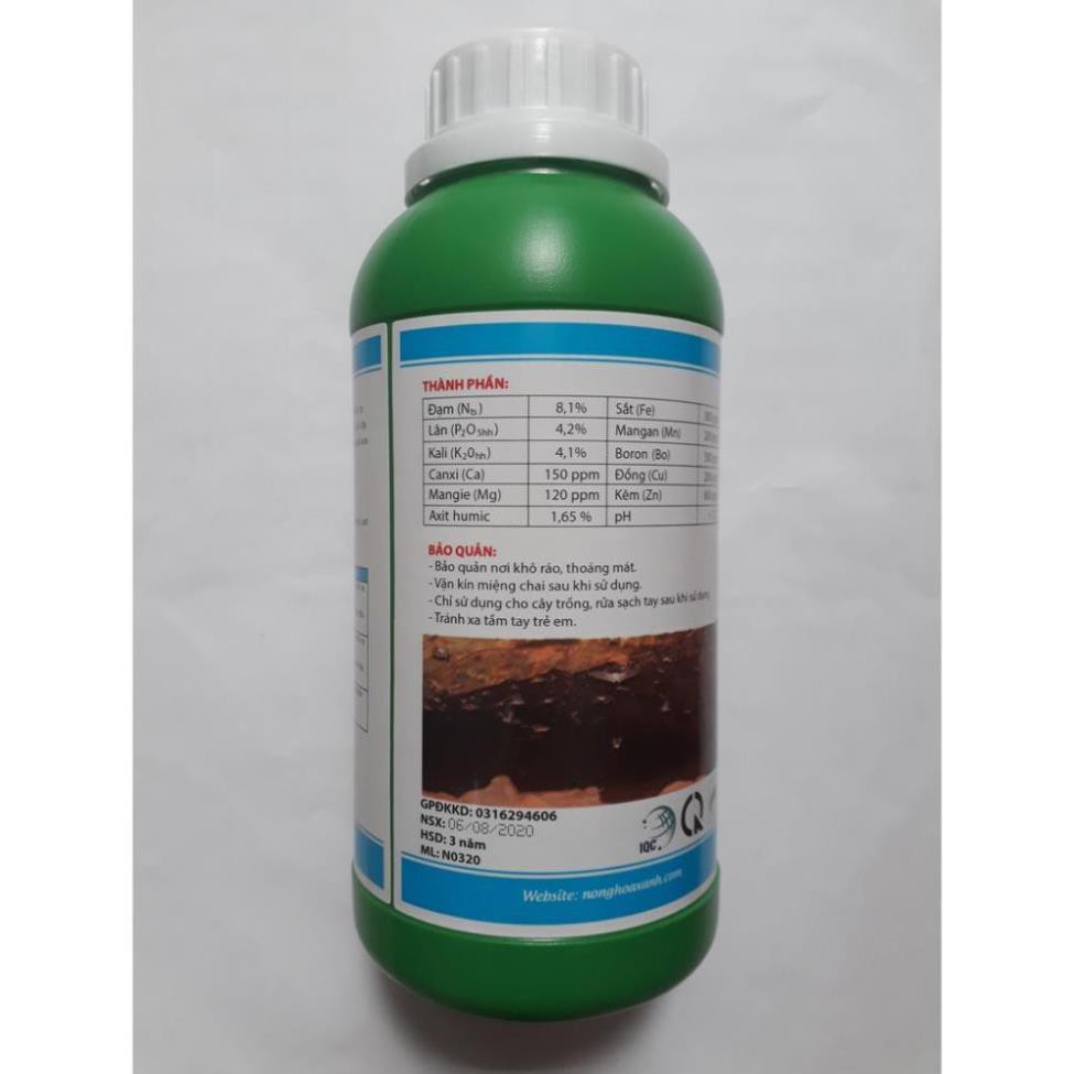 Phân Dơi Hyper Growth giúp Kích Rễ - Bung đọt - Lớn trái - Kháng sâu bệnh Chai 180ml - 500ml